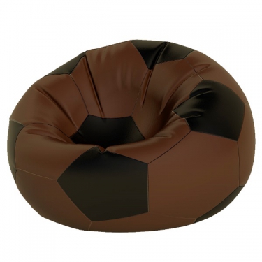 Кресло-мешок Мяч макси коричн. с черным