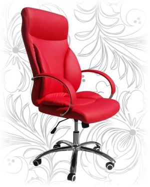 Кресло для руководителя LMR-104B красное