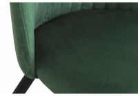 Стул Гави темно-зеленый, ноги с декором